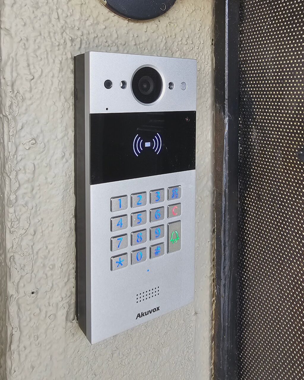 Akuvox video intercom installation .