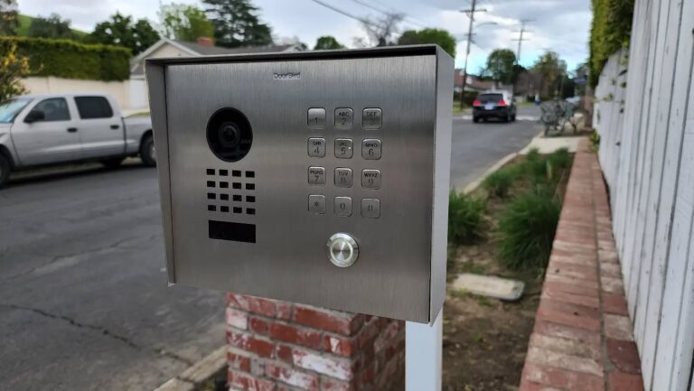 Another Doorbird Classic video Intercom install in Woodland Hills.